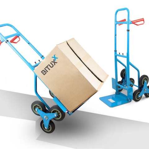 WÓZEK TRANSPORTOWY SCHODKOWY 200KG Z REGULACJĄ WYSOKOŚCI MAGAZYNOWY