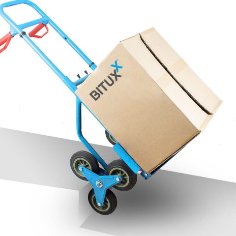 WÓZEK TRANSPORTOWY SCHODKOWY 200KG Z REGULACJĄ WYSOKOŚCI MAGAZYNOWY
