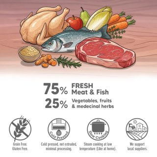 ARQUIVET FRESH półwilgotny przysmak z wołowiną 300g
