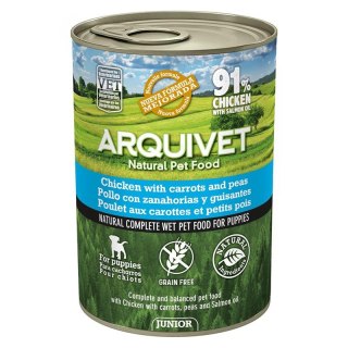 ARQUIVET Mokra karma dla szczeniąt z kurczakiem Puppy Junior 400g