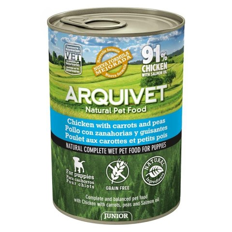 ARQUIVET Mokra karma dla szczeniąt z kurczakiem Puppy Junior 400g