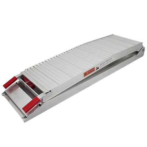 Rampa aluminiowa składana 340kg 205cm antypoślizgowa motocykl kosiarka
