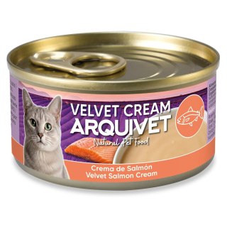 Arquivet Velvet kremowa puszka dla kota o smaku łososia 80g