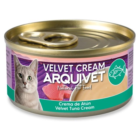 Arquivet Velvet kremowa puszka dla kota o smaku tuńczyka 80g