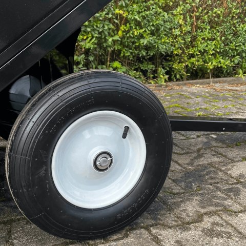 Przyczepka do traktorka ogrodowego 540 kg wywrotka z kiprem do quada ATV