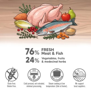 ARQUIVET FRESH półwilgotny przysmak dla szczeniąt z indykiem 800g