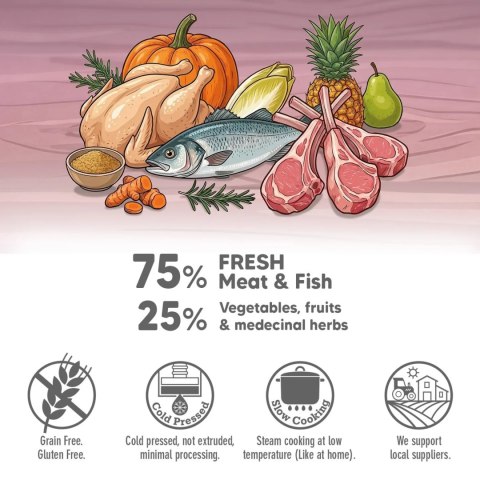 ARQUIVET FRESH półwilgotny przysmak z jagnięciną 800g