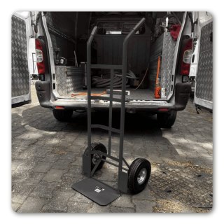 Wózek magazynowy transportowy 200kg stalowy koła pneumatyczne magazyn ogród