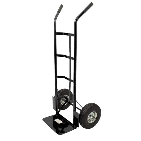 Wózek magazynowy transportowy 200kg stalowy koła pneumatyczne magazyn ogród
