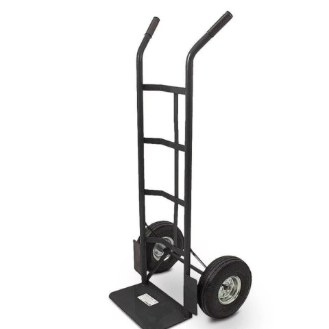 Wózek magazynowy transportowy 200kg stalowy koła pneumatyczne magazyn ogród