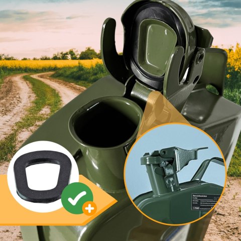 Kanister metalowy 10l bituxx na paliwo stihl kompatybilny atestowany CE