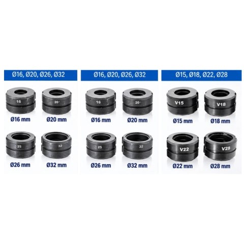 Zaciskarka do rur PEX AluPex TH U V 16-32 mm 60 kN