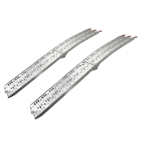 Rampy aluminiowe składane najazdy 680 kg do motocykla quada kosiarki pasy